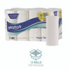 Premium Kitchen Roll Towels, 2-Ply, 11 x 6, White, 110/Roll, 12 Rolls/Carton