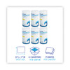Quat-Based Disinfecting Wipes, 7 x 8, Lemon Scent, 75/Canister, 6 Canisters/Carton