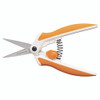Micro-Tip Easy Action Scissors, 6.1" Long, 1.75” Cut Length, Orange/White Handle