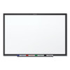 Classic Series Total Erase Dry Erase Boards, 48" x 36", White Surface, Black Aluminum Frame