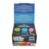 Super Chalk, 1" x 2.8" Diameter, 10 Assorted Colors, 10 Pucks/Box