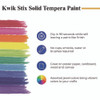 Kwik Stix Tempera Paint Set, 10 Assorted Jewel Tones Colors, 10/Pack, 12 Packs/Carton