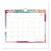 Ashley G Multicolor Smoke Academic Year Wall Calendar, 11 x 8.75, White/Multicolor Sheets, 12-Month (July to June): 2024-2025
