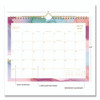 Ashley G Multicolor Smoke Academic Year Wall Calendar, 11 x 8.75, White/Multicolor Sheets, 12-Month (July to June): 2024-2025