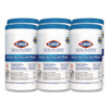 Bleach Germicidal Wipes, 1-Ply, 6.75 x 9, Unscented, White, 70/Canister, 6 Canisters/Carton