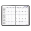DayMinder Monthly Planner, Academic Year, Ruled Blocks, 12 x 8, Black Cover, 14-Month (July to Aug): 2024 to 2025