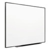 Fusion Nano-Clean Magnetic Whiteboard, 48" x 36", White Surface, Black Aluminum Frame