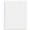 MiracleBind Ruled Paper Refill Sheets for all MiracleBind Notebooks and Planners, 9.25 x 7.25, White/Blue Sheets, Undated