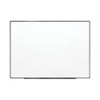 Fusion Nano-Clean Magnetic Whiteboard, 48" x 36", White Surface, Satin Aluminum Frame