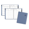 Contemporary Weekly/Monthly Planner, 11.38 x 9, Slate Blue Cover, 12-Month (Jan to Dec): 2025