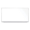 Magnetic Porcelain Whiteboard with Aluminum Frame, 120.59" x 60.47", White Surface, Satin Aluminum Frame