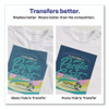 Fabric Transfers, For Light-Colored Fabrics, 8.5 x 11, White, 6/Pack