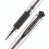 207 Impact Gel Pen, Stick, Bold 1 mm, Blue Ink, Silver/Black/Blue Barrel