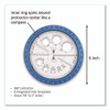 360° Angle and Circle Maker 2-in-1 Protractor and Compass Tool, 2" Ruler Edge, Plastic, Randomly Assorted Color