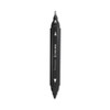 Permanent Marker, Pen-Style Twin-Tip, Extra-Fine/Fine Bullet/Needle Tips, Black, 4/Pack
