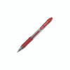 Sarasa Dry Gel X20 Gel Pen, Retractable, Bold 1 mm, Red Ink, Clear/Red Barrel, Dozen