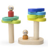 Magnetic Floating Wooden Stacker, Rainbow