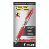 G2 Premium Gel Pen, Retractable, Extra-Fine 0.5 mm, Red Ink, Smoke/Red Barrel, Dozen