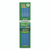 Erasable Colored Pencils, 2.6 mm, 2B (#2), Blue Lead, Blue Barrel, 12/Pack
