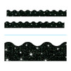 Sparkle Terrific Trimmers, Sparkles, 2.75" x 32 ft, Black Sparkle, 12/Set