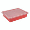 Storage Tray with Lid, Flat, 1 gal, 10.65" x 10.65" x 2.96", Assorted Bright Colors, 5/Pack Storage Tray with Lid, Flat, 1 gal, 10.65" x 10.65" x 2.96", Assorted Bright Colors, 5/Pack