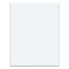 Quadrille Pads, Quadrille Rule (4 sq/in), 50 White 8.5 x 11 Sheets