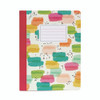 Composition Book, Medium/College Rule, Assorted Cover Colors and Designs, (70) 9.75 x 7.5 Sheets, 3/Pack