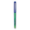 Precise V5 BeGreen Rollerball Pen, Stick, Extra-Fine 0.5 mm, Blue Ink, Blue Barrel, Dozen