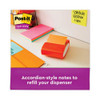 Pop-up 3 x 3 Note Refill, 3" x 3", Energy Boost Collection Colors, 90 Sheets/Pad, 18 Pads/Pack