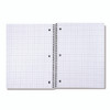 Wirebound Notebook, 1-Subject, Quadrille Rule (4 sq/in), Assorted Cover Colors, (70) 10.5 x 8 Sheets, 4/Pack