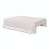 Breyta Monitor Stand, 13.94" x 11.97" x 3.23" to 5.9", White, Supports 33 lb