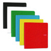 1" Plastic Binder, 3 Rings, 1" Capacity, 11 x 8.5, Randomly Assorted Color