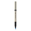 Deluxe Rollerball Pen, Stick, Fine 0.7 mm, Blue Ink, Champagne/Black/Blue Barrel, Dozen Deluxe Rollerball Pen, Stick, Fine 0.7 mm, Blue Ink, Champagne/Black/Blue Barrel, Dozen