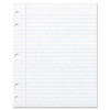 Ecology Filler Paper, 3-Hole, 8 x 10.5, Wide/Legal Rule, 150/Pack