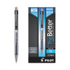 Better Ballpoint Pen, Retractable, Fine 0.7 mm, Black Ink, Smoke Barrel, Dozen Better Ballpoint Pen, Retractable, Fine 0.7 mm, Black Ink, Smoke Barrel, Dozen