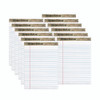 Second Nature Recycled Ruled Pads, Wide/Legal Rule, 50 White 8.5 x 11.75 Sheets, Dozen