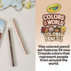 Colors of the World Colored Pencils, Assorted Lead and Barrel Colors, 24/Pack
