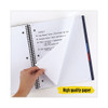 Advance Wirebound Notebook, 3-Subject, Medium/College Rule, Randomly Assorted Cover Color, (150) 11 x 8.5 Sheets