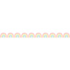 Pastel Pop Rainbows Die-Cut Border Trim, 35 Feet Per Pack, 6 Packs