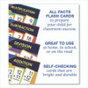 Fractions Flash Cards, 3.25 x 5.25, Assorted Colors, 54 Cards