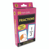Fractions Flash Cards, 3.25 x 5.25, Assorted Colors, 54 Cards