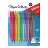 InkJoy 100 RT Ballpoint Pen, Retractable, Medium 1 mm, Assorted Ink and Barrel Colors, 20/Pack