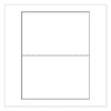 Perforated and Punched Paper, 20 lb Bond Weight, 8.5 x 11, White, 500/Ream, 5 Reams/Carton