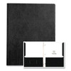 Pocket Folder with 3 Fasteners, 0.5" Capacity, 11 x 8.5, Black, 25/Box, 10 Boxes/Carton