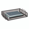 Stackable Paper Desk Tray Organizer, Letter Size, 9.75 x 14 x 3.25, Black, 4/Pack