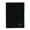 Docket Diamond Top-Wire Ruled Planning Pad, Wide/Legal Rule, Black Cover, 60 White 8.5 x 11.75 Sheets