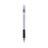 EasyTouch Ballpoint Pen, Stick, Fine 0.7 mm, Black Ink, Clear/Black Barrel, Dozen