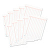 Data Pad with Numbered Column Headings, Data/Lab-Record Format, Wide/Legal Rule, 10 Columns, 8.5 x 11, White, 50 Sheets