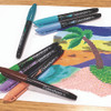 Colorsharp Permanent Markers, Fine Bullet Tip, Assorted Colors, 12/Set