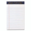 Gold Fibre Writing Pads, Medium/College Rule, 50 White 5 x 8 Sheets, Dozen
